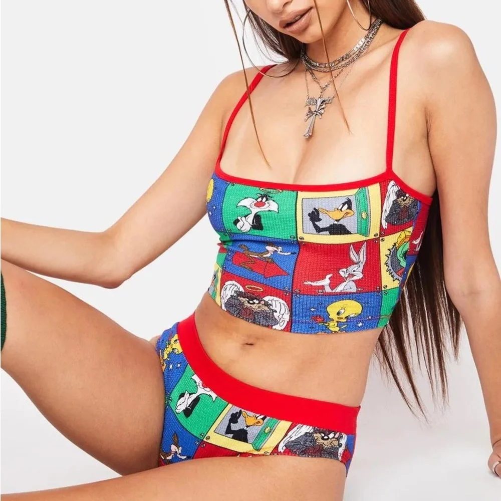 NWT Looney Tunes: Rare 🔥 Certified Loon Collectible Tank & Bottom Sleepwear Set